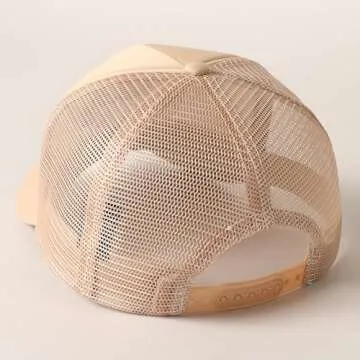 Trendy MIRMARU Retro Trucker Hat for Stylish Women