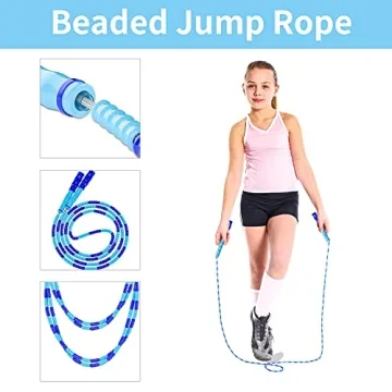 Leeboom Adjustable Jump Rope for All Ages - Tangle-Free & Durable
