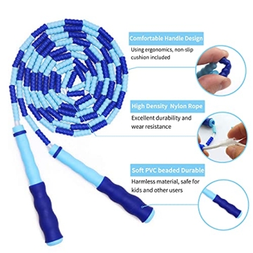 Leeboom Adjustable Jump Rope for All Ages - Tangle-Free & Durable
