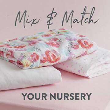 HonestBaby Organic Cotton Crib Sheets - Gentle Comfort