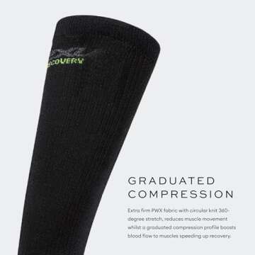 2XU Recovery Compression Socks for Faster Muscle Recovery