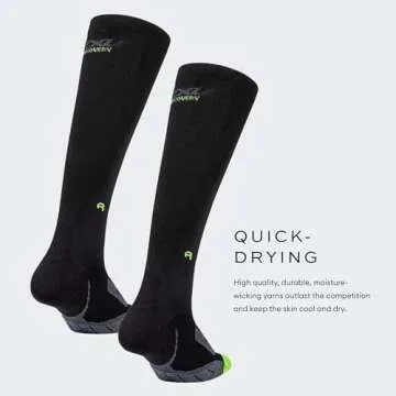 2XU Recovery Compression Socks for Faster Muscle Recovery
