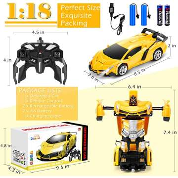 Dolanus Remote Control Car Transforming - Exciting Fun