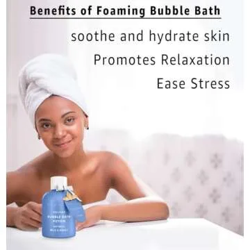 Collagen Bubble Bath - Long Lasting Bubbles Luxury Foaming Bath - Oatmeal Milk Honey - Moisturizing ...