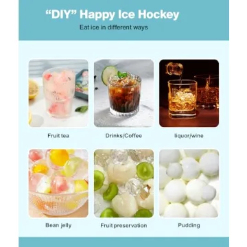 3 Pack Ice Cube Trays with Lid - BPA Free Ice Ball Maker