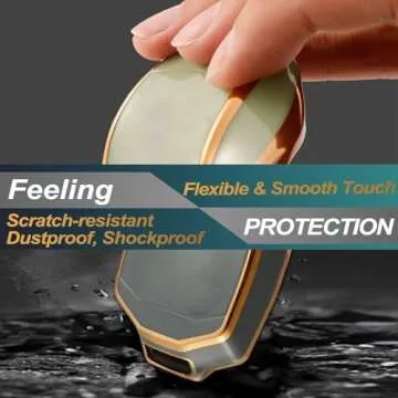 Stylish TPU Key Fob Case for Ford Vehicles - Durable Protection