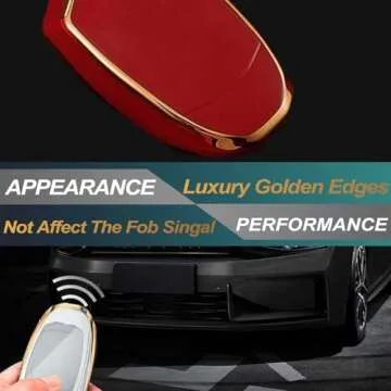 Stylish TPU Key Fob Case for Ford Vehicles - Durable Protection