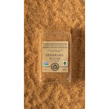 India Tree Demerara Cane Sugar 1.75 lb for Baking and Topping