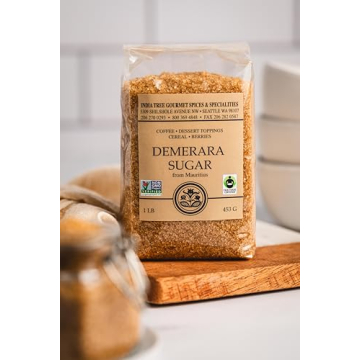 India Tree Demerara Cane Sugar 1.75 lb for Baking and Topping