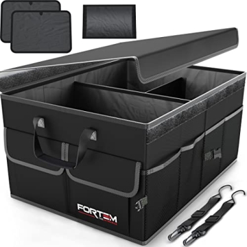 FORTEM Car Trunk Organizer - 50L Collapsible Storage