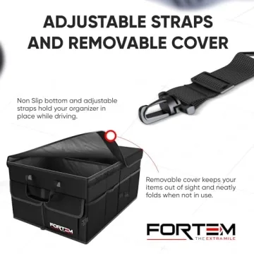 FORTEM Car Trunk Organizer - 50L Collapsible Storage