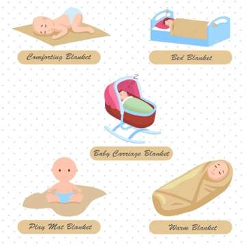 HuitzilAM Personalized Knit Baby Blanket for Newborns