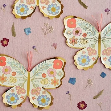 Meri Meri Butterfly Plates for Fun Celebrations