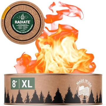 Radiate XL Portable Campfire - Eco-Friendly, 5 Hour Burn Time, Perfect for Camping & Backyard Gather...