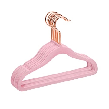 MIZGI Premium Kids Velvet Hangers for Stylish Storage Solutions