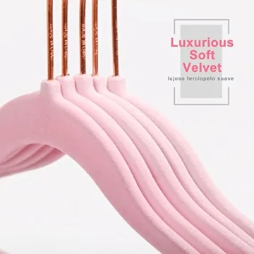 MIZGI Premium Kids Velvet Hangers for Stylish Storage Solutions