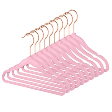 MIZGI Premium Kids Velvet Hangers for Stylish Storage Solutions