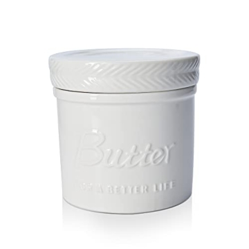 VOLENTENVIR French Butter Keeper for Soft Spreadable Butter