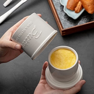 VOLENTENVIR French Butter Keeper for Soft Spreadable Butter