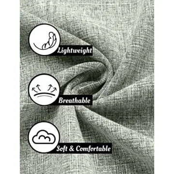 COOFANDY Men's Casual Linen Shirt for Summer Style