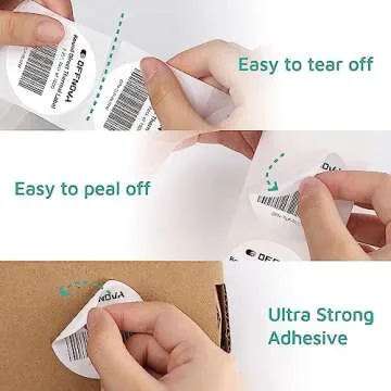 OFFNOVA 2.25" x 2.25" Thermal Direct Labels - 1500 Sheets