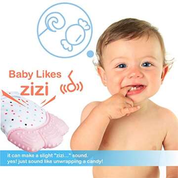 Prohapi Baby Teething Mittens - Pain Relief & Fun