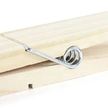 12 Inch, Giant Clothespins, Jumbo Wood Clips for DIY Craft, Bathroom or Laundry Room Decoration, 2 PCS