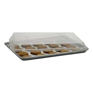Winco Covers for Aluminum Sheet Pan, 13 by 18-Inch,Clear,Medium