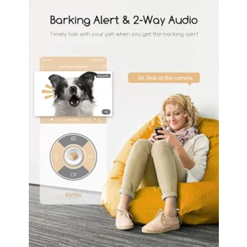 Faroro Dog Camera: Treat Dispenser & Pet Monitor