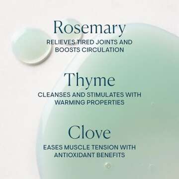 ELEMIS Aching Muscle Super Soak | Musclease Natural Foaming Bath Milk Warms, Recharges, and Energize...