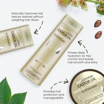 GIOVANNI Smoothing Castor Oil Shampoo for All Hair Types