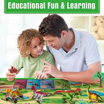 Exciting Dinosaur Toys for 3-6 Years Kids - Realistic Figures & Playmat!