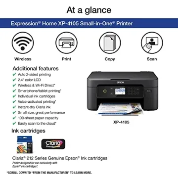 Epson Expression Home XP-4105 All-in-One Wireless Printer