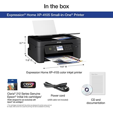 Epson Expression Home XP-4105 All-in-One Wireless Printer