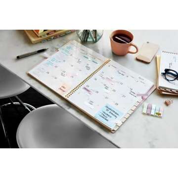 Post-it Pattern Flags, 100/On-the-Go Dispenser, .47 in, Gradient Pattern Collection (684-GRDNT)