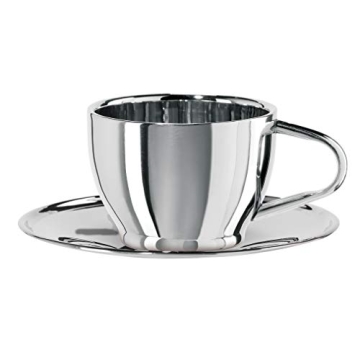 Elegant 12oz Insulated Stainless Steel Coffee Cup Set