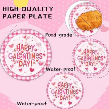 Ertyjikg Galentine's Day Supplies for 20 Guests