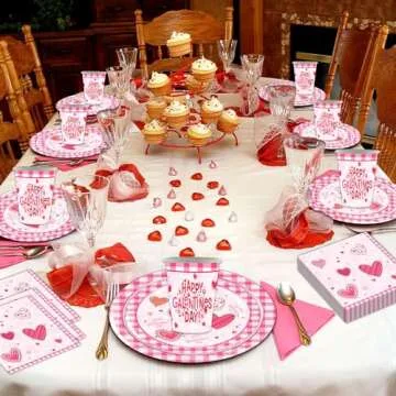 Ertyjikg Galentine's Day Supplies for 20 Guests