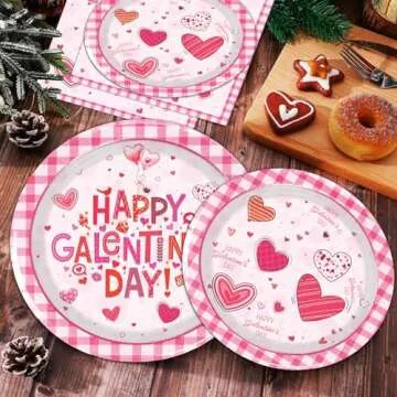 Ertyjikg Galentine's Day Supplies for 20 Guests