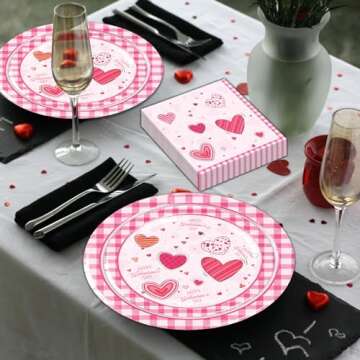 Ertyjikg Galentine's Day Supplies for 20 Guests