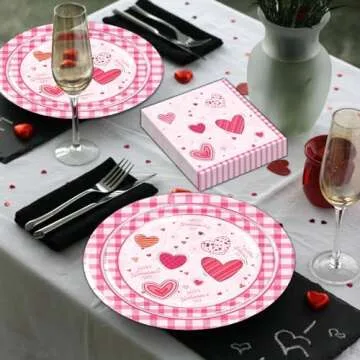 Ertyjikg Galentine's Day Supplies for 20 Guests