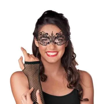 Liatunou Women Masquerade Mask, Classic Lace Eye Mask, Soft Gentle Material for Ball Party/Halloween...