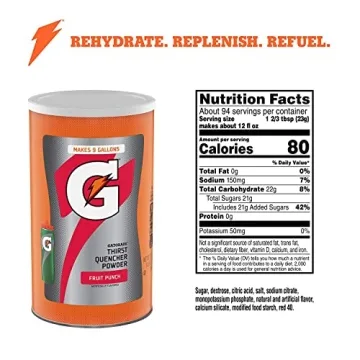 Gatorade Thirst Quencher Powder Fruit Punch 76.5 oz