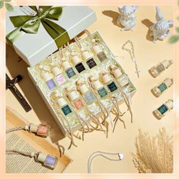 Funnymoom 36 Pack Christian Car Diffusers for Gifts