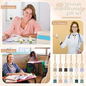 Funnymoom 36 Pack Christian Car Diffusers for Gifts