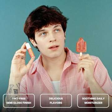 Space Camp Wellness Jumbo Lip Balm - Juicy Watermelon Organic Flavored Balm (2 Pack)