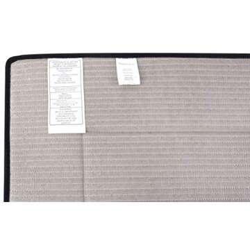 FABBRICA HOME Ultra-Soft Extra-Thick Memory Foam Extra Long Bath Runner Mat (2 ft x 6 ft, Black)