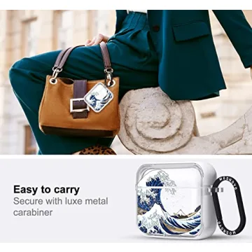 Stylish MOSNOVO AirPods 3 Protective Case with Metal Ring