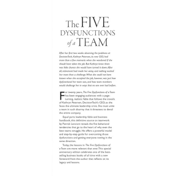 Improve Team Performance with Five Dysfunctions Fable