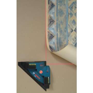 BOSCH GTL2 Laser Level Square, Includes Adhesive Mounting Strips